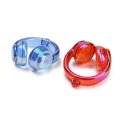 Transparent Acrylic Pendants AC-CBA6BCC-12-1