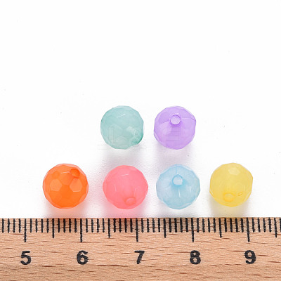 Transparent Acrylic Beads TACR-S154-62E-1