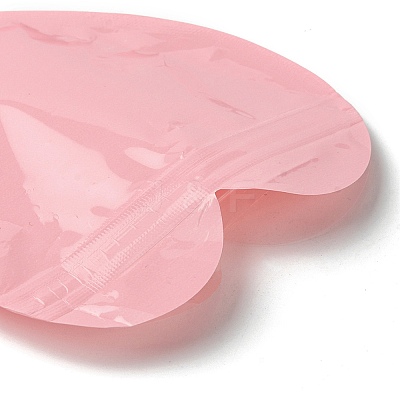 20Pcs Heart Shaped Plastic Packaging Yin-yang Resealable Bags OPP-FS0001-03-1