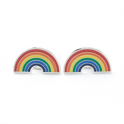 Alloy Pride Enamel Brooches JEWB-M020-09-P-1