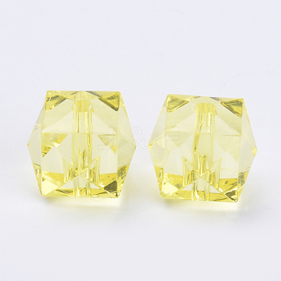 Transparent Acrylic Beads TACR-Q259-10mm-V21-1