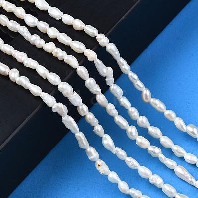 Natural Cultured Freshwater Pearl Beads Strands X-PEAR-N012-02F-1