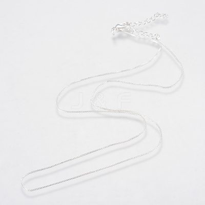 Brass Box Chains Necklaces X-MAK-R014-S-1