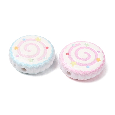 Printed Opaque Acrylic Beads AC-CBAC4EE-02-1