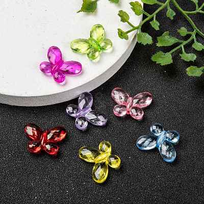 Transparent Acrylic Beads TACR-R13-M-1