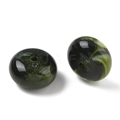 Two Tone Acrylic Beads AC-CBABA33-01R-1