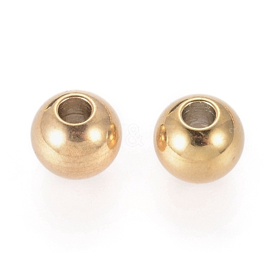 Ion Plating(IP) 202 Stainless Steel Rondelle Spacer Beads X-STAS-F094-06C-G-1