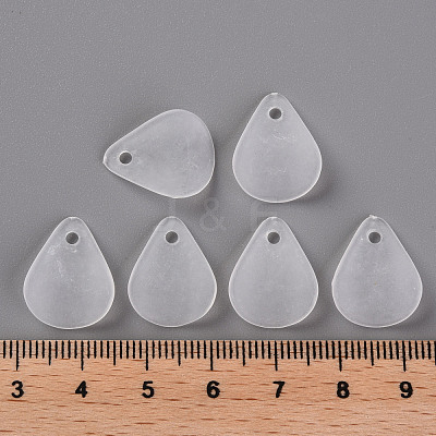 Transparent Frosted Acrylic Pendants MACR-S371-09A-701-1
