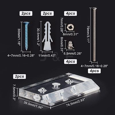 Acrylic Wall Hanging DIY-WH0182-68-1