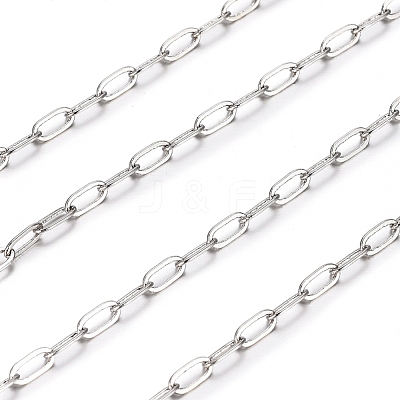 Brass Paperclip Chains X-CHC-S008-001C-P-1