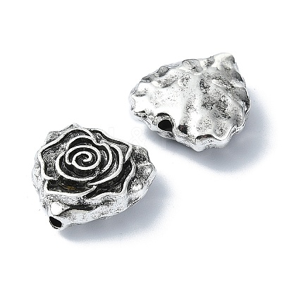 Tibetan Style Alloy Beads TIBEB-F065-08AS-11-1