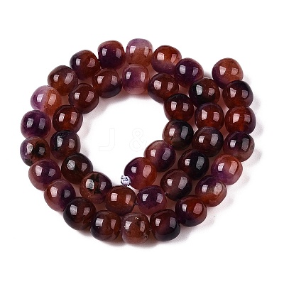 Dyed Natural White Jade Beads Strands G-T138-D24-1