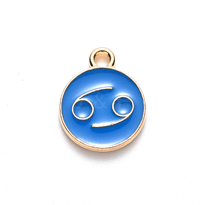 Alloy Enamel Pendants LS-ENAM-S124-01A-02D-1