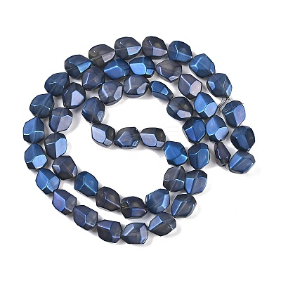 Electroplate Glass Beads Strands EGLA-C009-01A-FR04-1