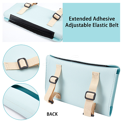 Imitation Leather Car Tissue Bag AJEW-GF0002-52B-1