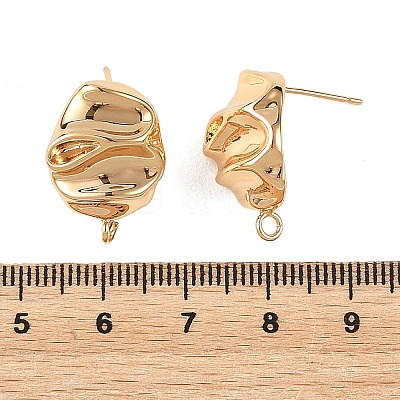 SHEGRACE Brass Stud Earring Findings XGRQ64124-870G-1