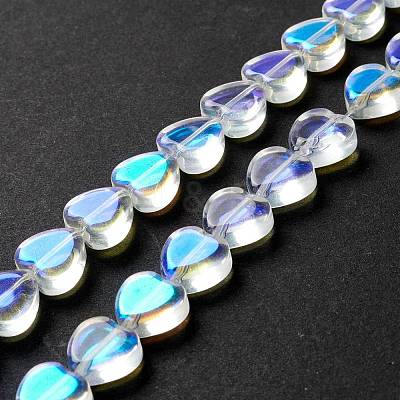 Transparent Glass Beads Strand GLAA-F112-03G-1