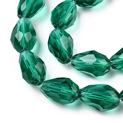 Glass Beads Strands X-GLAA-R024-11x8mm-16-1