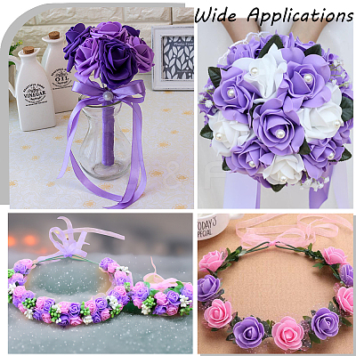 100Pcs Artificial Foam Flower KY-GF0001-21B-1