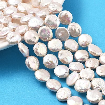 Natural Baroque Keshi Pearl Beads Strands PEAR-B004-16D-03A-1