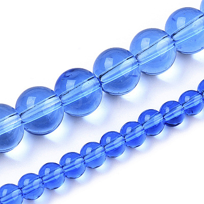 Transparent Glass Beads Strands LS-GLAA-T032-T6mm-04-A-1