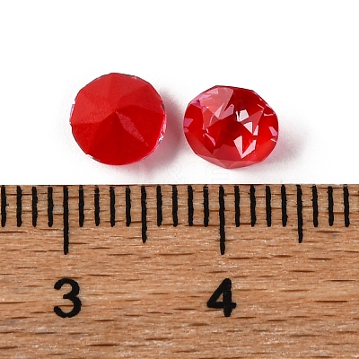 Glass Rhinestone Cabochons RGLA-A026-01A-227DE-1