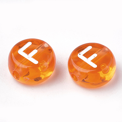 Transparent Acrylic Beads TACR-N002-04D-1