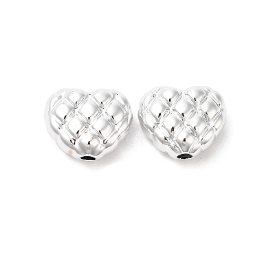 Plating CCB Plastic Waffle Beads X-PACR-C004-08P-1