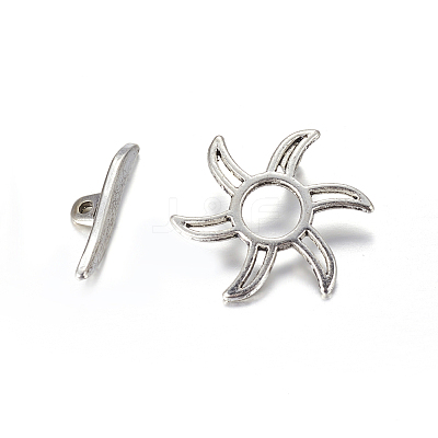 Tibetan Style Alloy Toggle Clasps LS-LF5115Y-1