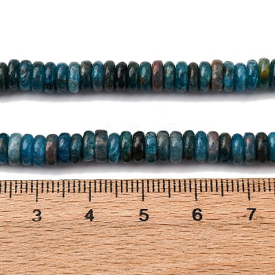 Natural Apatite Heishi Beads Strands G-NH0066-A01-2x6mm-1