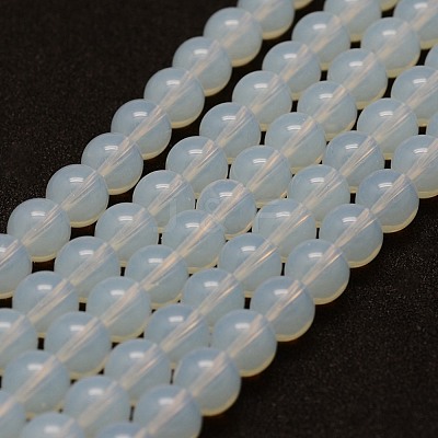 Opalite Beads Strands X-G-G687-30-8mm-1