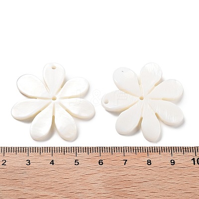 Natural Freshwater Shell Pendants X-SHEL-D082-08A-1