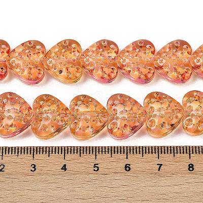 Transparent Glass Beads Strands GLAA-H038-01B-1