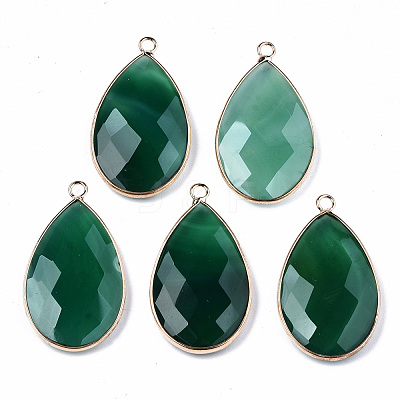 Natural Agate Pendants G-S359-195A-1