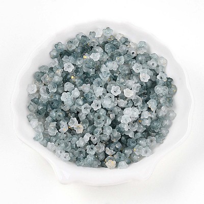 Frosted Transparent Acrylic Beads X-OACR-N137-72L-1