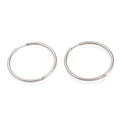 Non-Tarnish 304 Stainless Steel Huggie Hoop Earrings EJEW-L256-02G-P-1