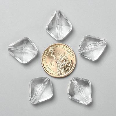 Transparent Acrylic Beads PL6362Y-1