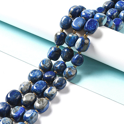 Natural Lapis Lazuliib Beads Strands G-B028-B12-1