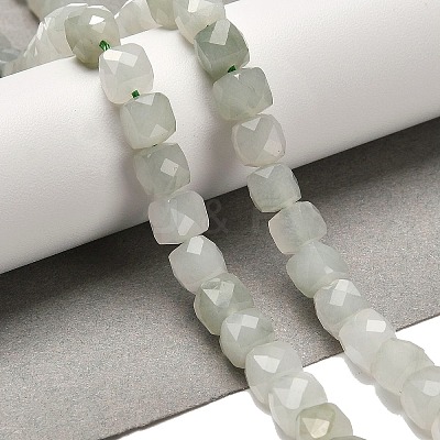 Natural Tianshan Cui Quartzite Beads Strands G-H078-C12-01-1