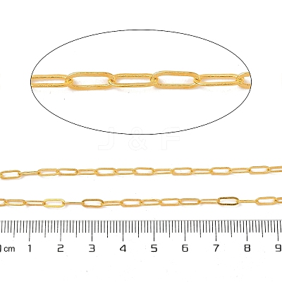 Brass Paperclip Chains CHC-XCP0001-44G-1