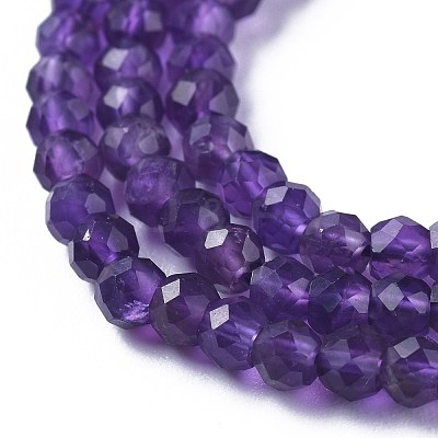 Natural Amethyst Beads Strands G-E560-Q03-1