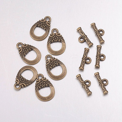 Tibetan Style Alloy Toggle Clasps LS-X-MAC2014-NF-1