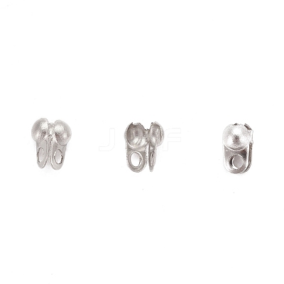 Tarnish Resistant 304 Stainless Steel Bead Tips STAS-R063-19-1