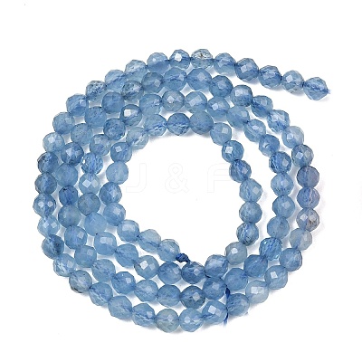 Natural Devil Blue Aquamarine Beads Strands GG-CBAF158-D01-09-1
