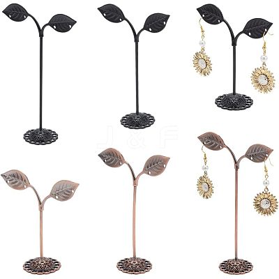 3 Pcs Iron Earring Displays Sets EDIS-FG0001-09-1