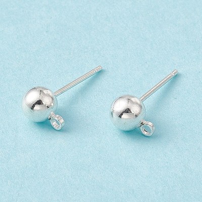 Brass Ball Post Ear Studs EC254-S-1