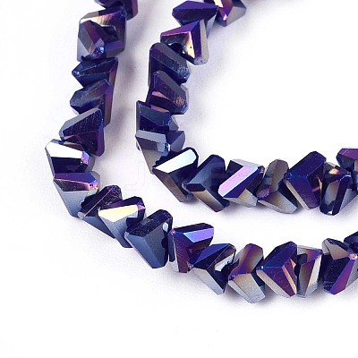 Electroplate Opaque Glass Beads Strands LS-GLAA-N022-4mm-20-1