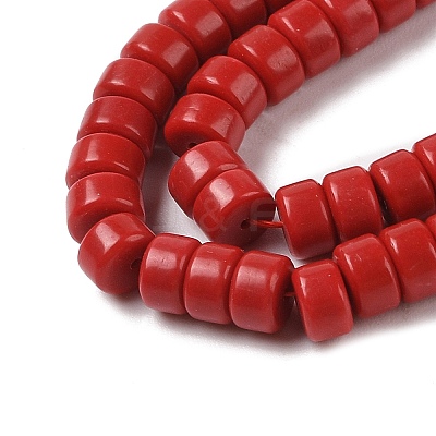 Dyed Synthetic Coral Beads Strands CORA-P010-06B-1