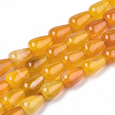 Natural Crackle Agate Beads Strands X-G-S359-243A-1