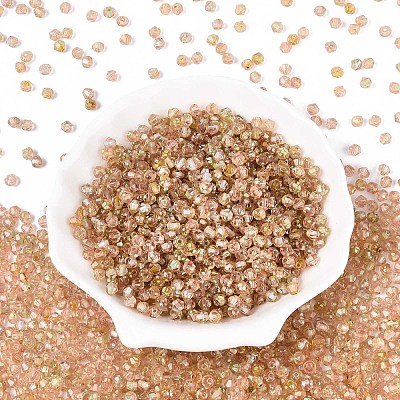 Picasso Baking Paint Glass Seed Beads SEED-N007-37L-1